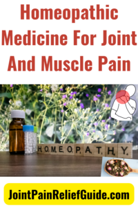 Homeopathic Medicine For Joint And Muscle Pain pin